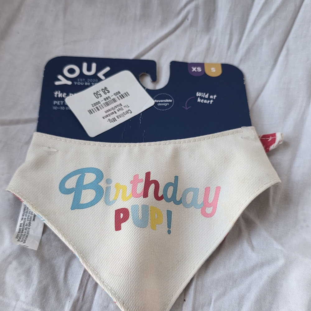 Birthday Pup Bandana 👀BUNDLE AND SAVE🥳